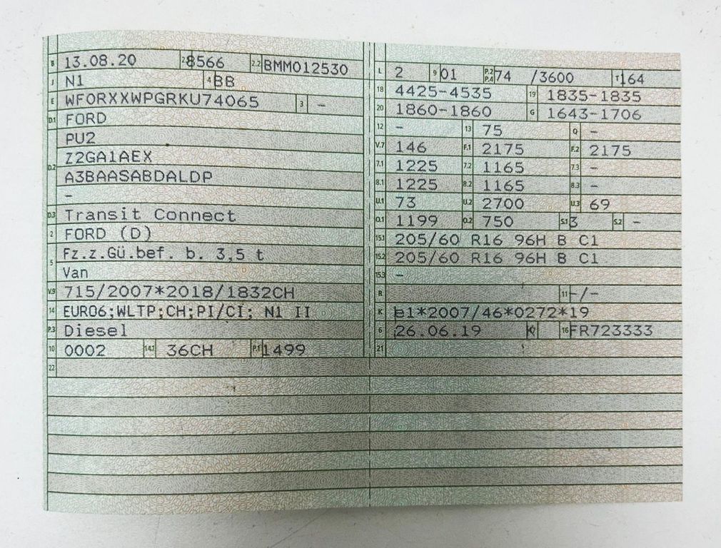 Ford Transit Connect 2020