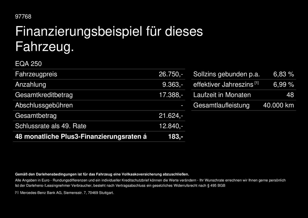 Mercedes-Benz EQA 2021