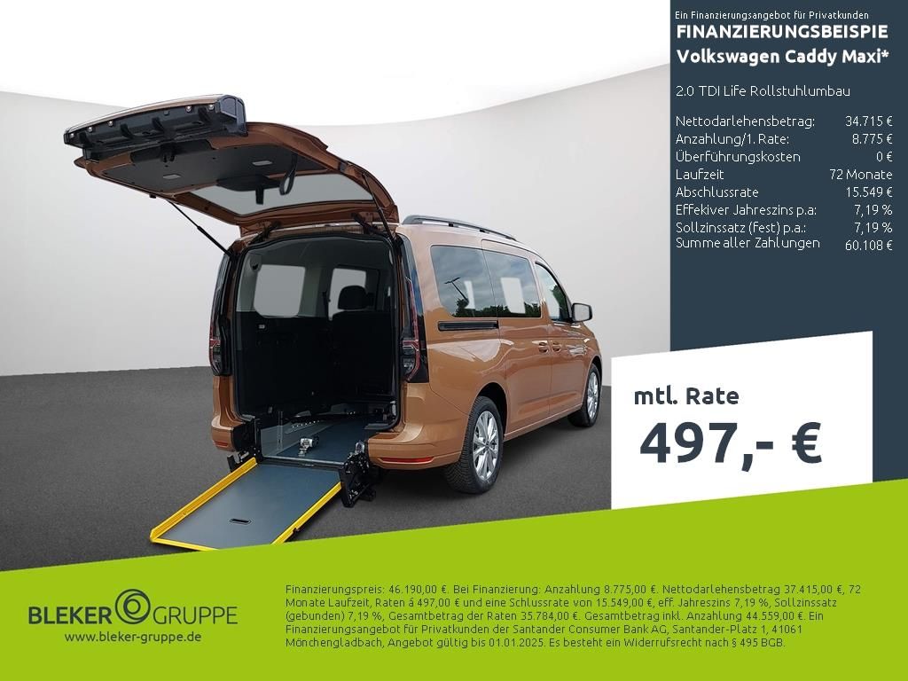 Volkswagen Caddy Maxi 2025