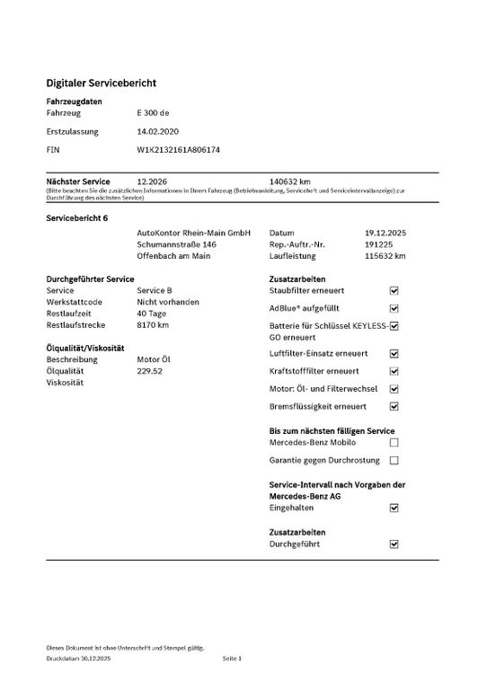 Mercedes-Benz E 300 2020