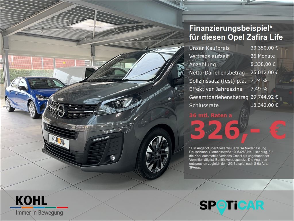Opel Zafira Life 2022