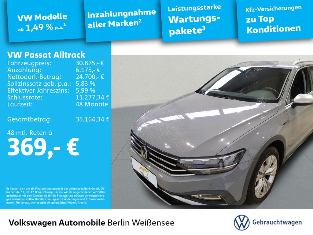 Volkswagen Passat Alltrack 2022