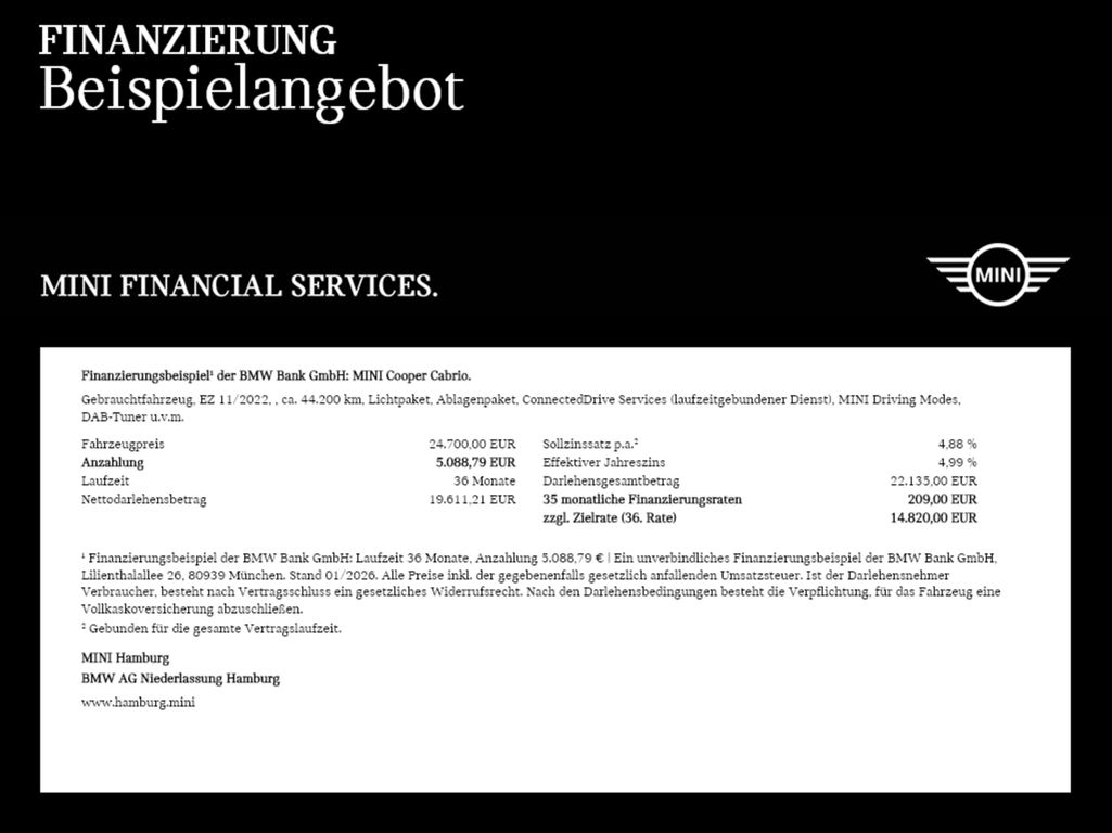 MINI Cooper Cabrio 2022