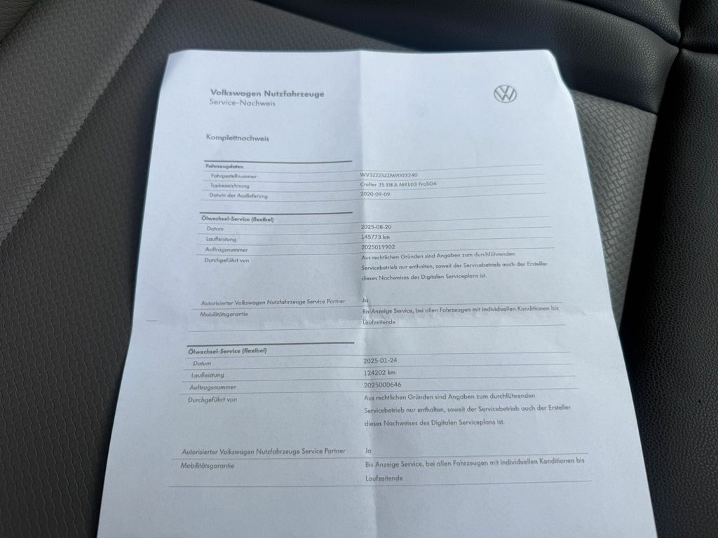 Volkswagen Crafter 2020