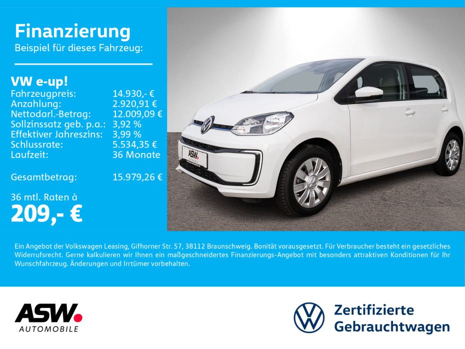 Volkswagen e-up! 2021