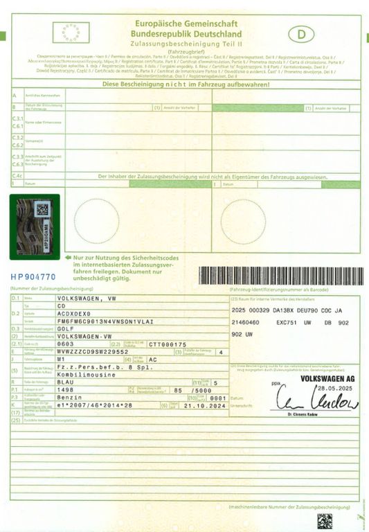 Volkswagen Golf 2026