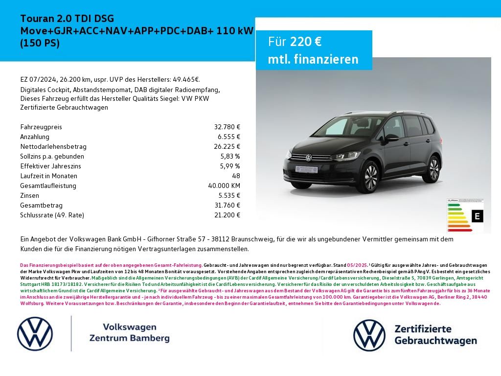 Volkswagen Touran 2024