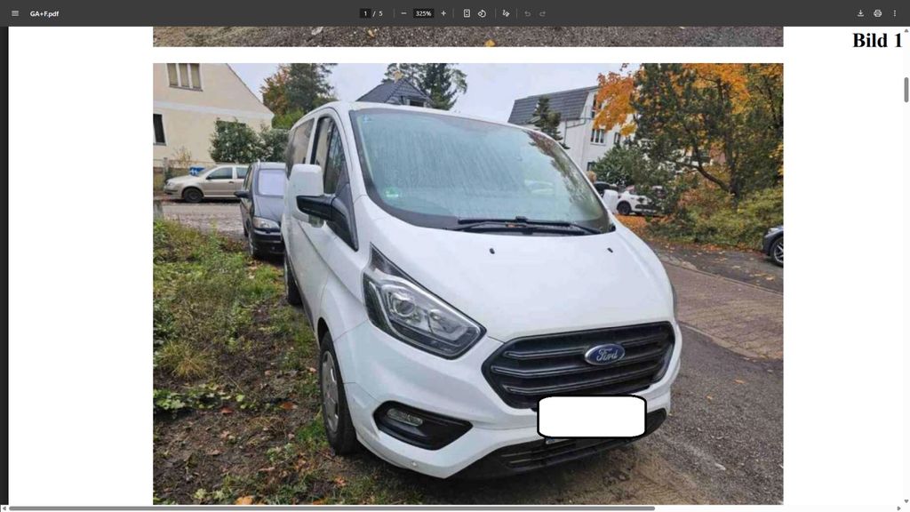 Ford Transit Custom 2020