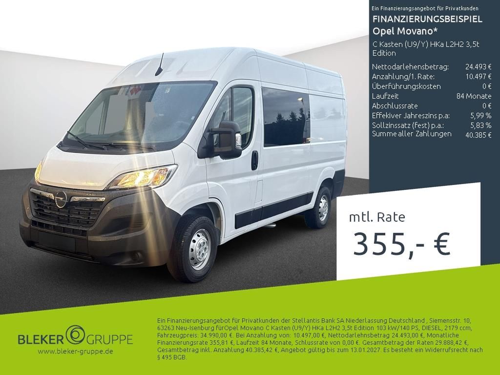 Opel Movano 2026