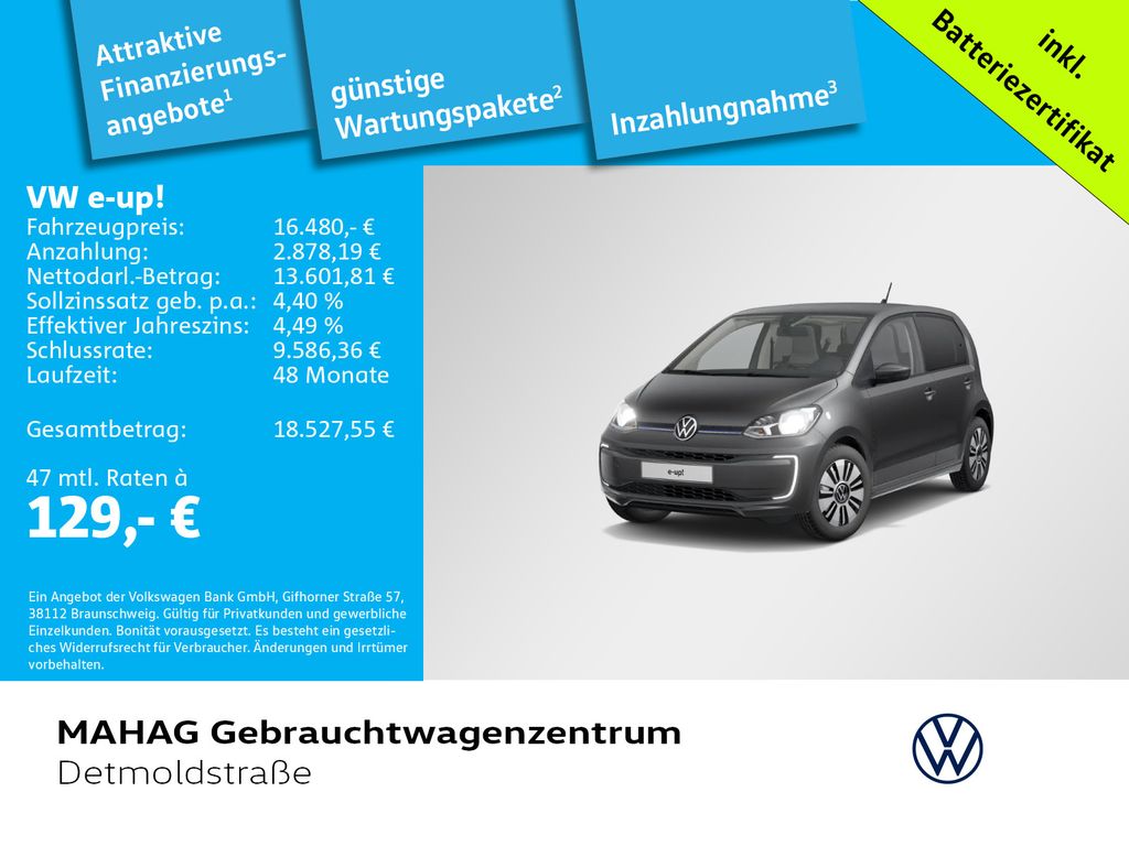 Volkswagen e-up! 2022