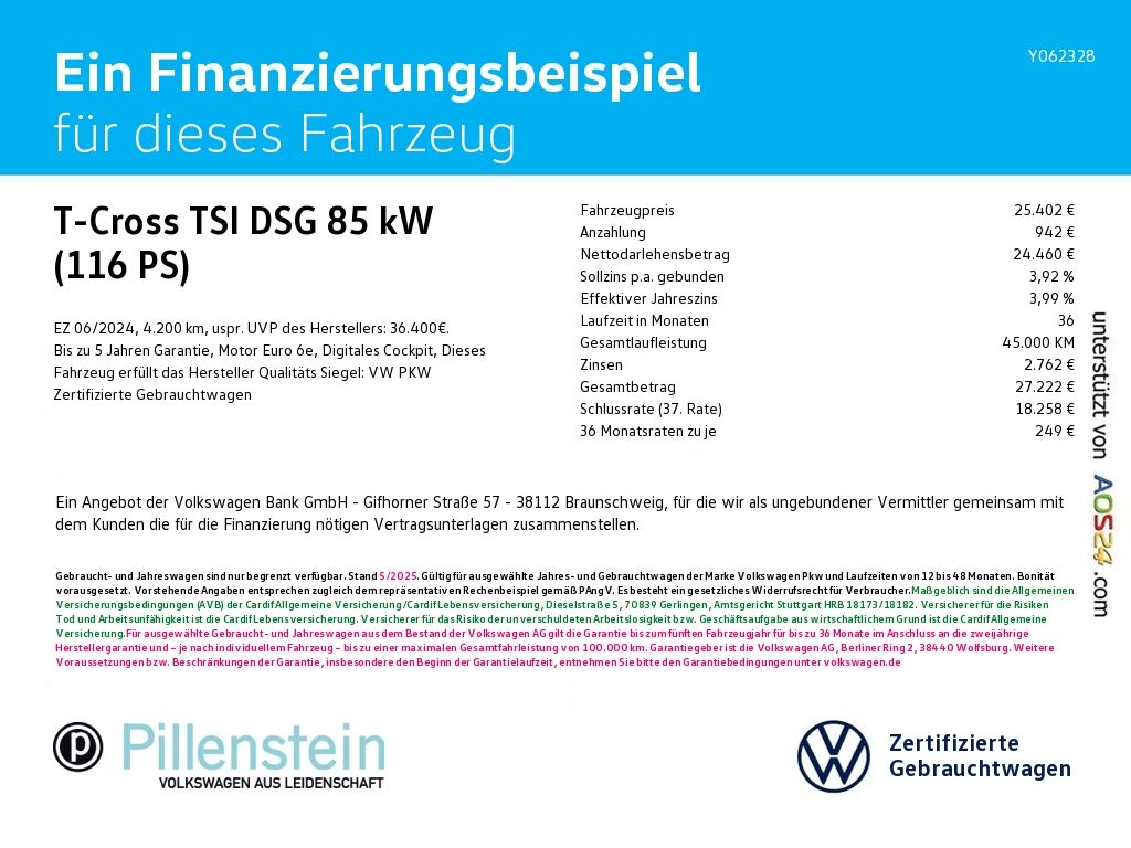 Volkswagen T-Cross 2024