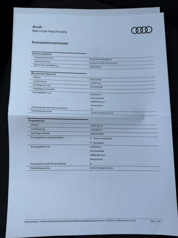 Audi A3 2022