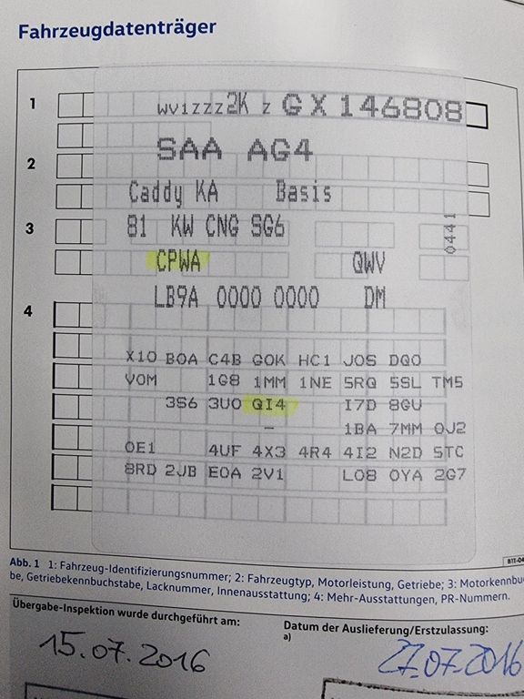 Volkswagen Caddy 2016