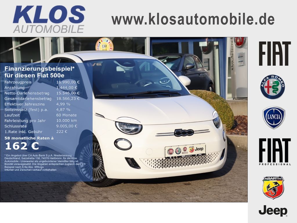 Fiat 500e 2022