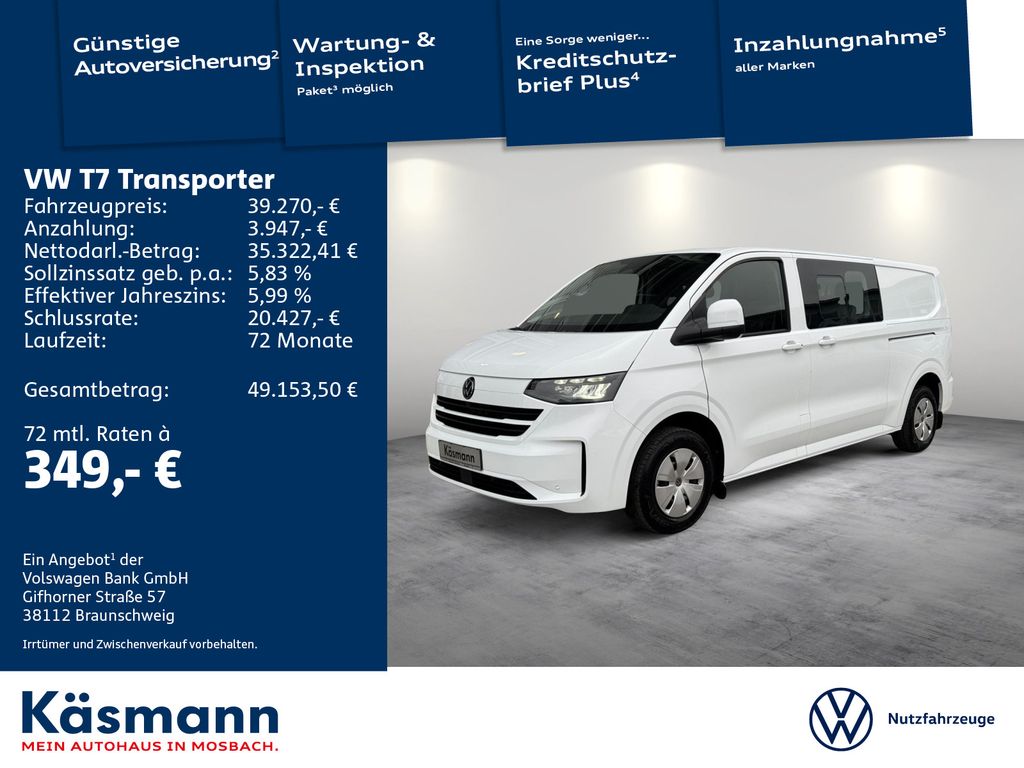 Volkswagen T7 Transporter 2026