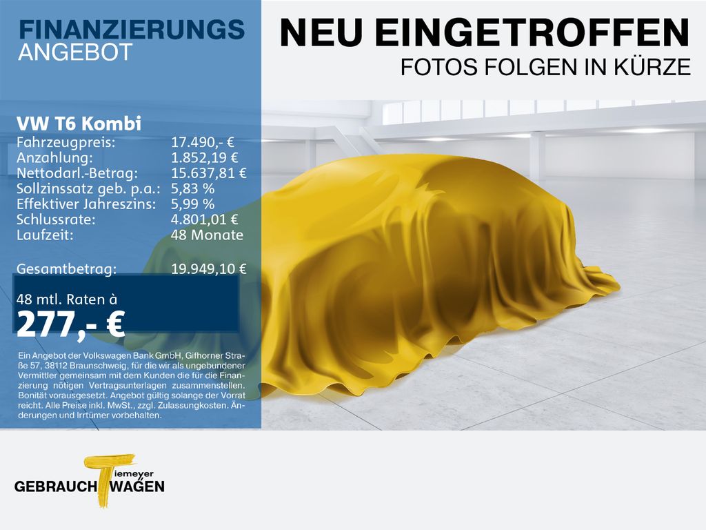 Volkswagen T6 Kombi 2019