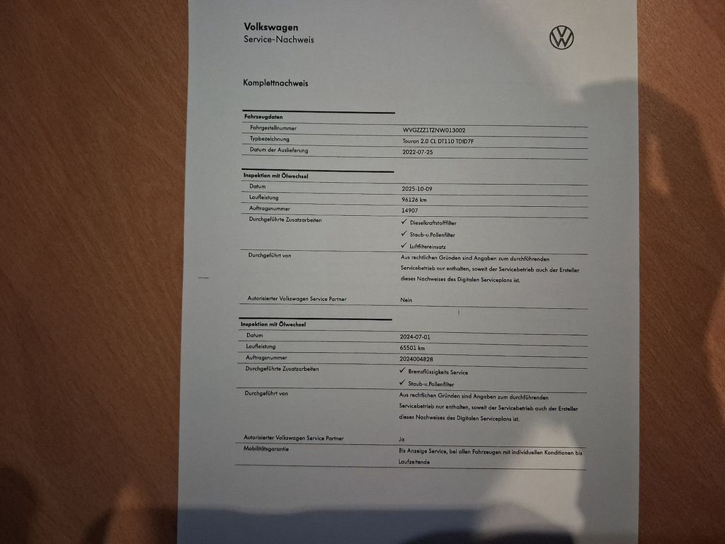 Volkswagen Touran 2022