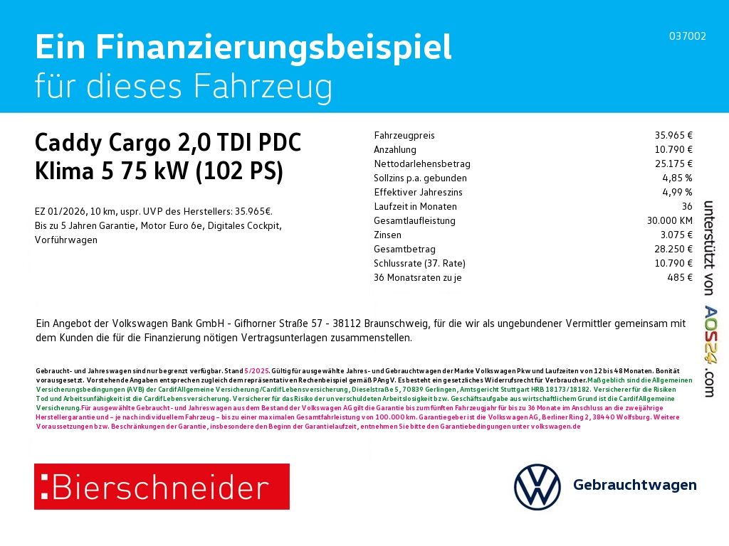 Volkswagen Caddy 2026