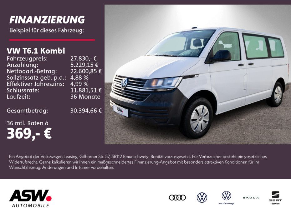 Volkswagen T6 Kombi 2021