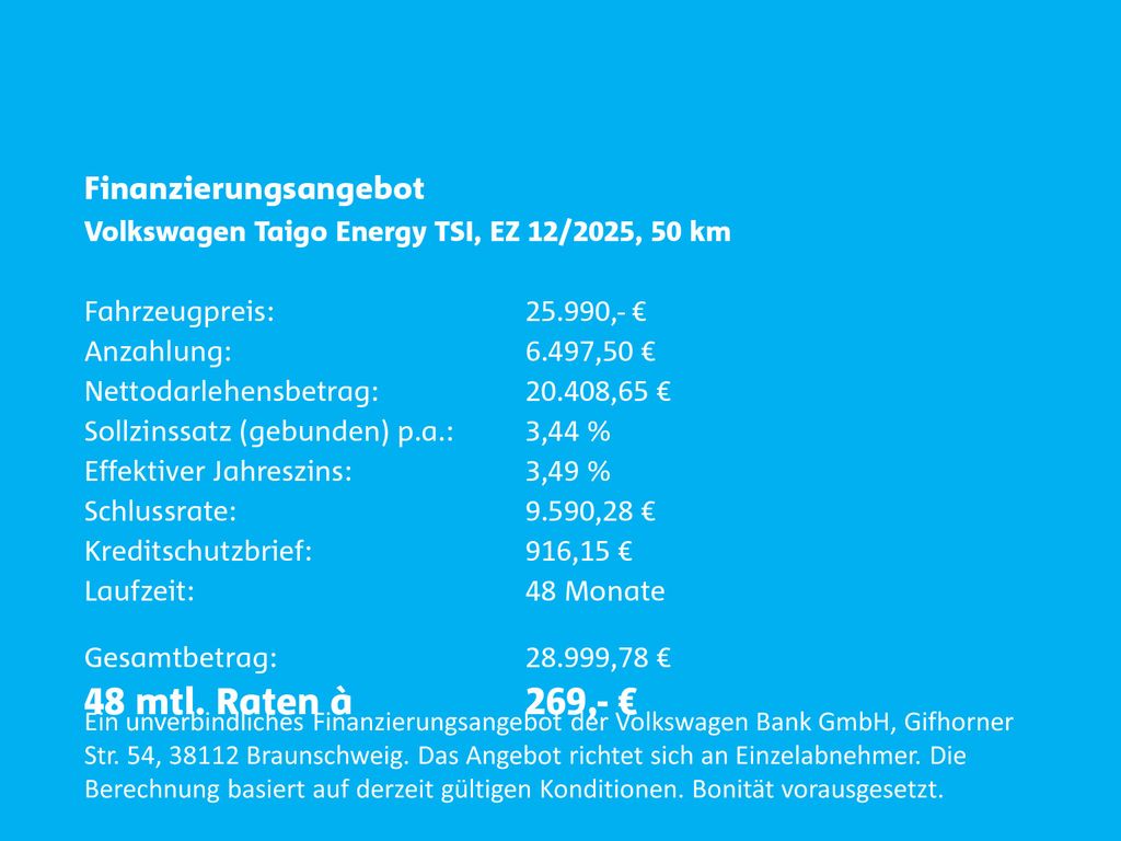 Volkswagen Taigo 2025