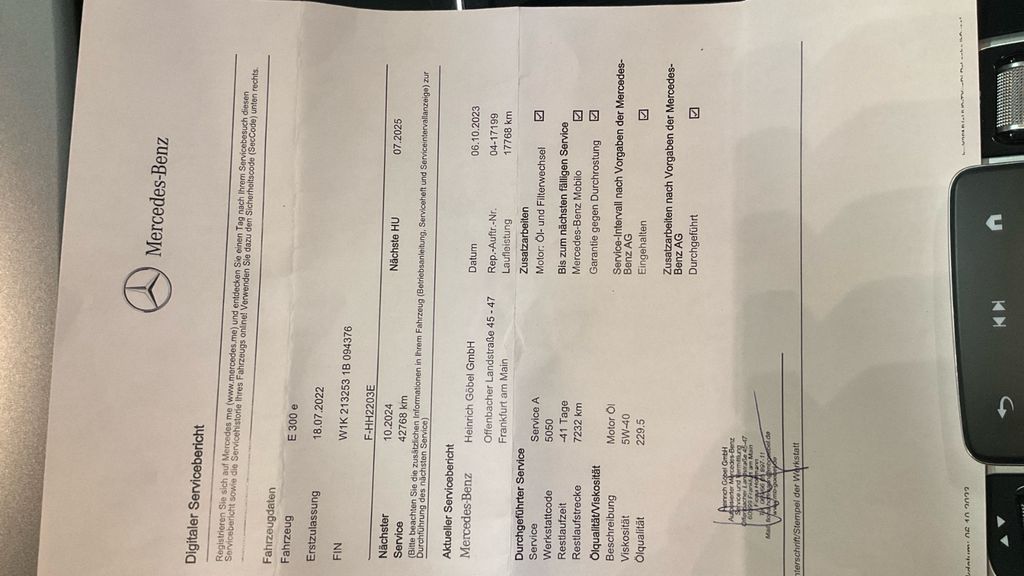 Mercedes-Benz E 300 2022