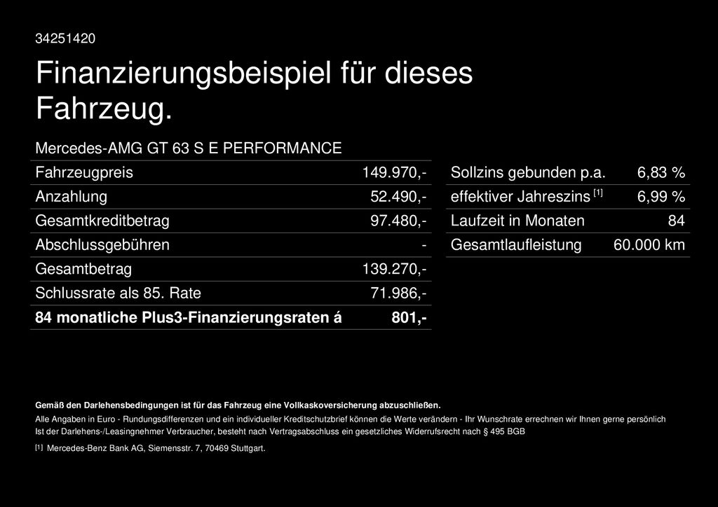 Mercedes-Benz AMG GT S 2025
