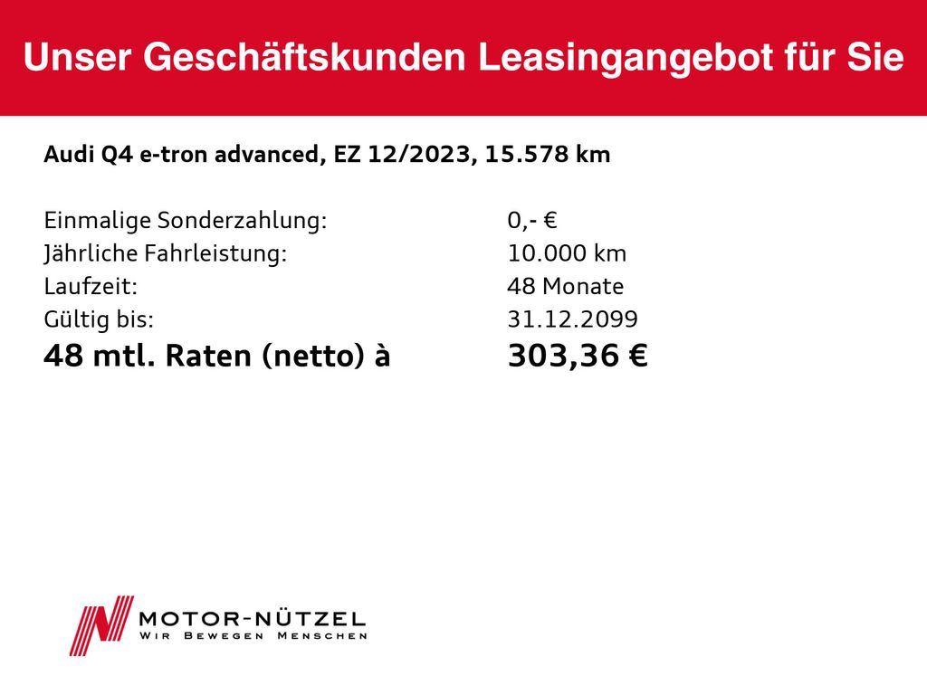 Audi Q4 e-tron 2023