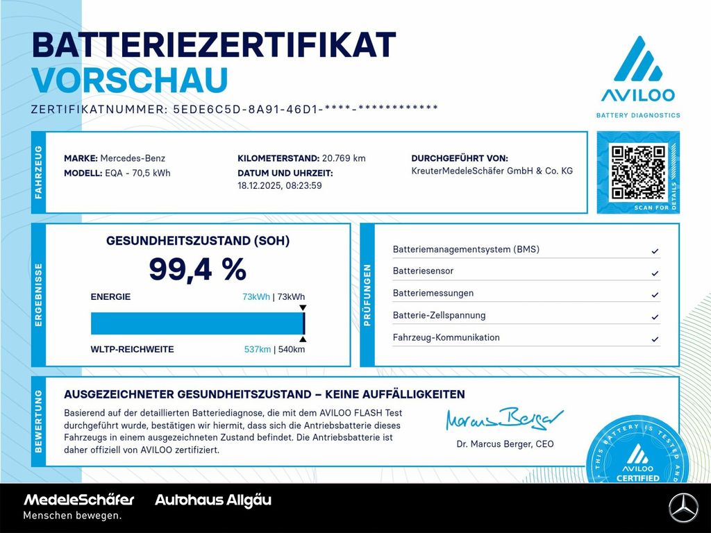 Mercedes-Benz EQA 2024