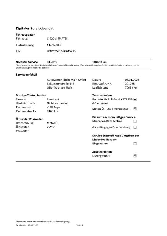 Mercedes-Benz C 220 2020