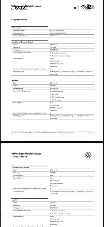Volkswagen T6 Multivan 2018