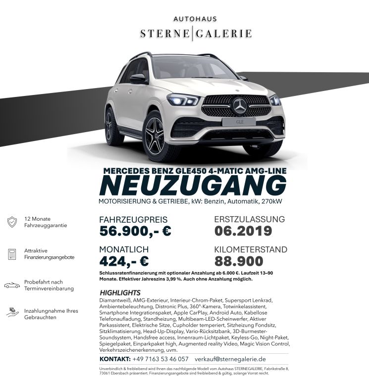 Mercedes-Benz GLE 450 2019