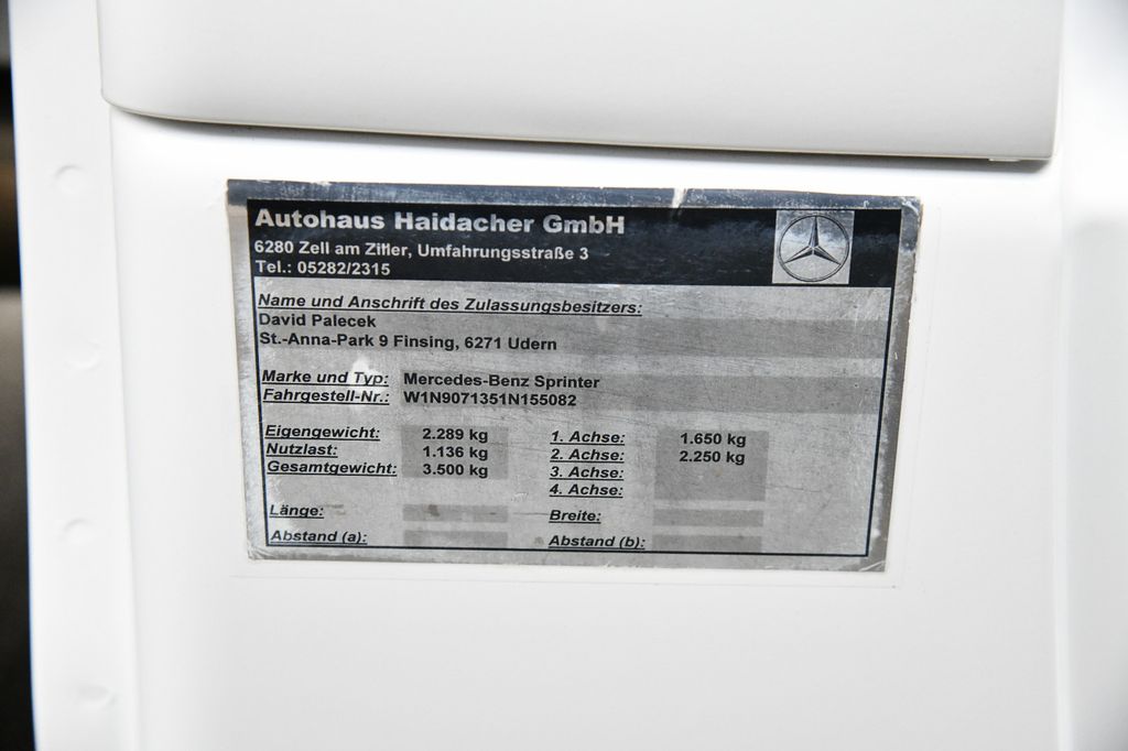 Mercedes-Benz Sprinter 2021