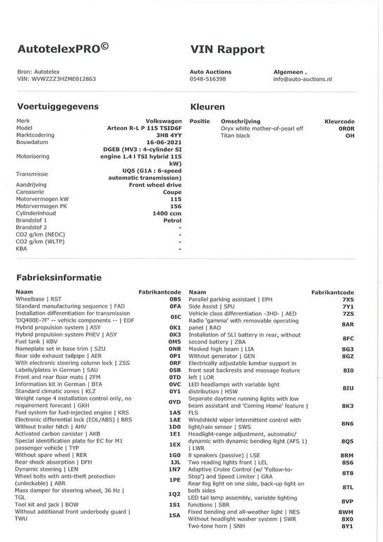 Volkswagen Arteon 2021