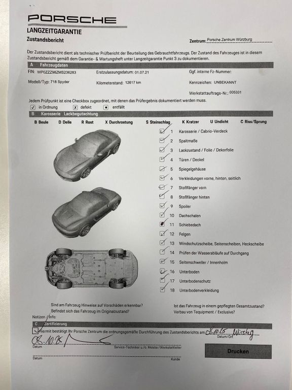 Porsche Boxster 2021