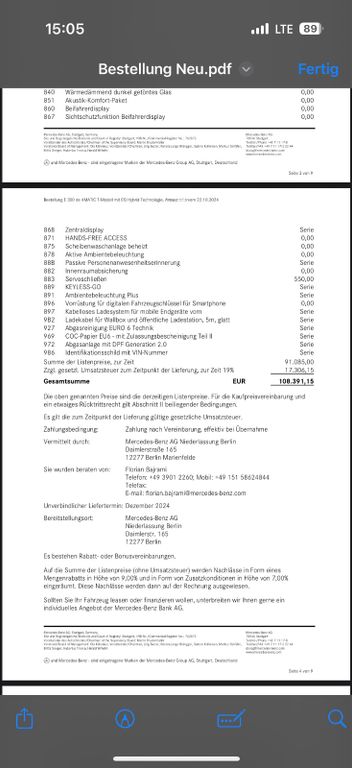 Mercedes-Benz E 300 2025