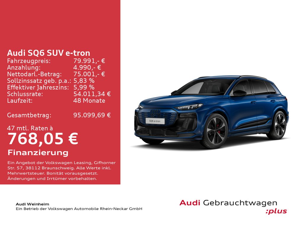 Audi SQ6 e-tron 2025