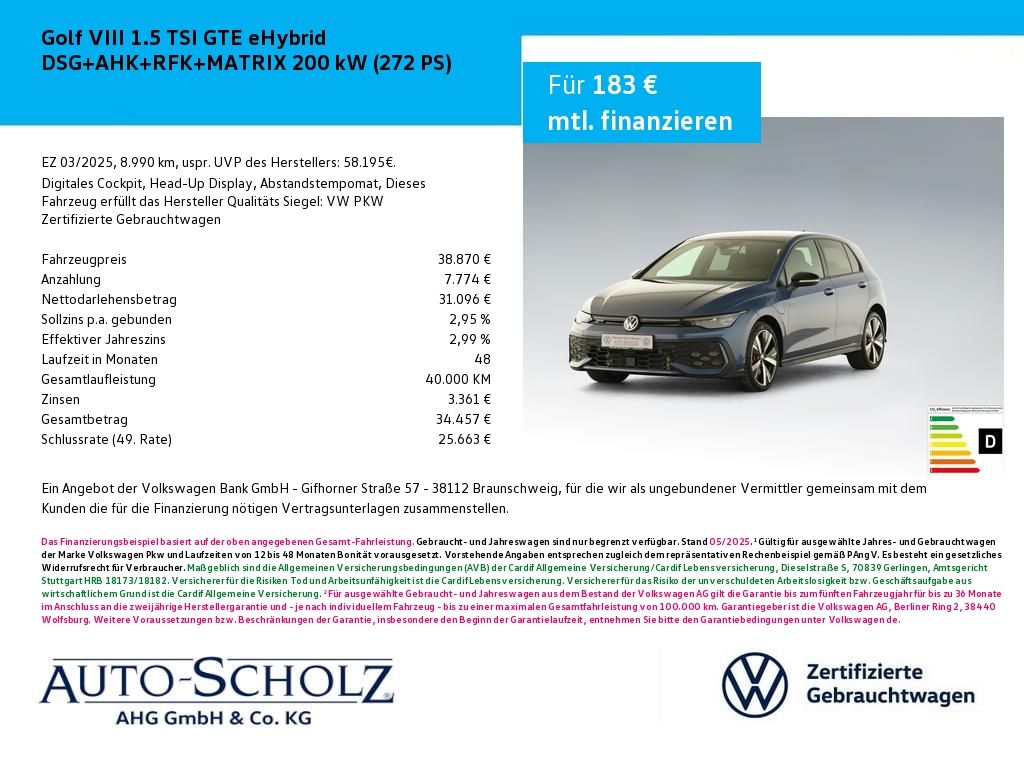 Volkswagen Golf 2025