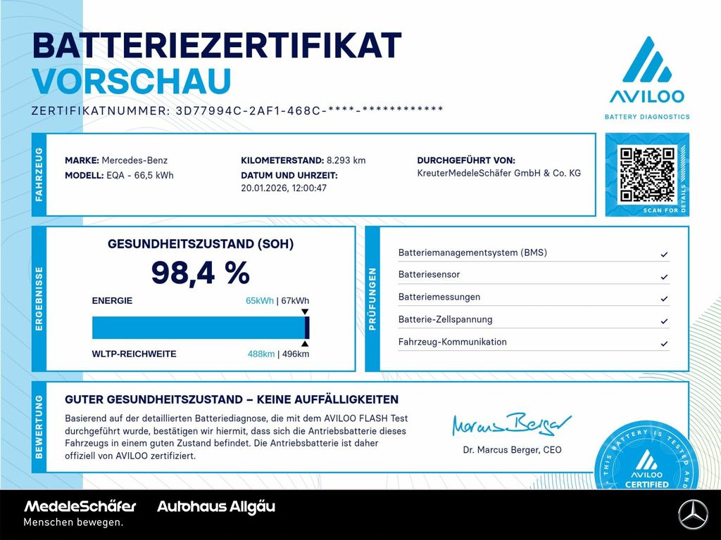 Mercedes-Benz EQA 2024