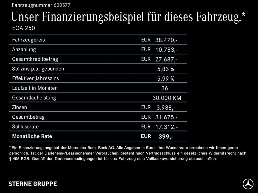 Mercedes-Benz EQA 2024