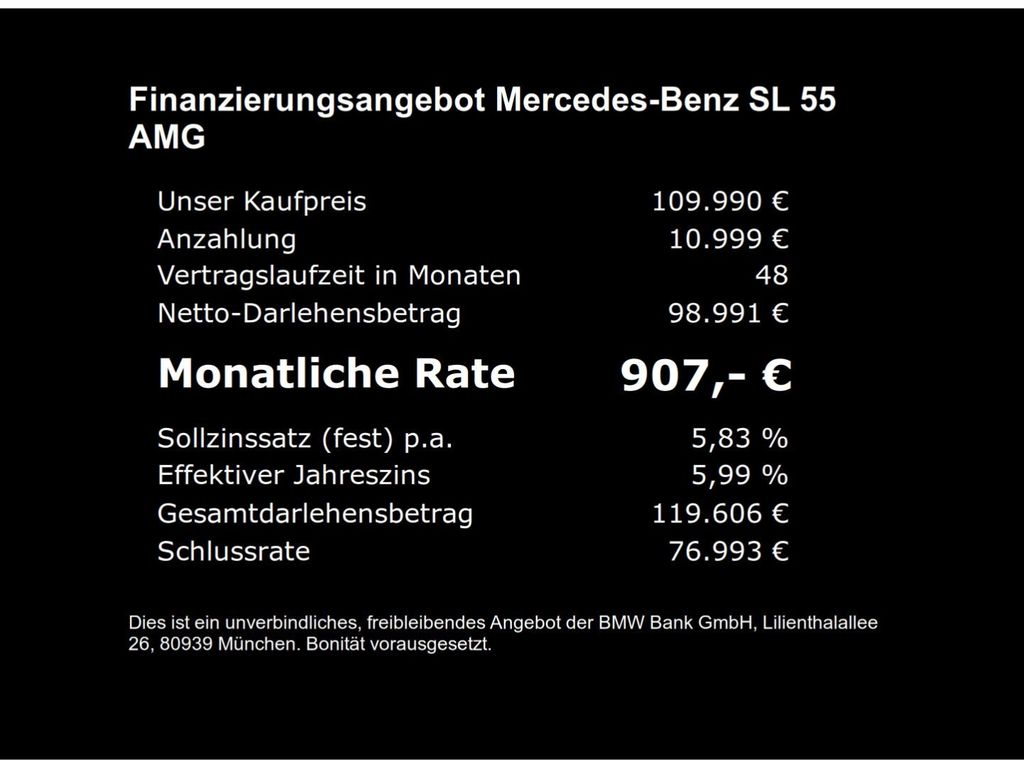 Mercedes-Benz SL 55 AMG 2025