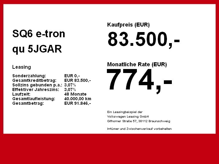 Audi SQ6 e-tron 2025