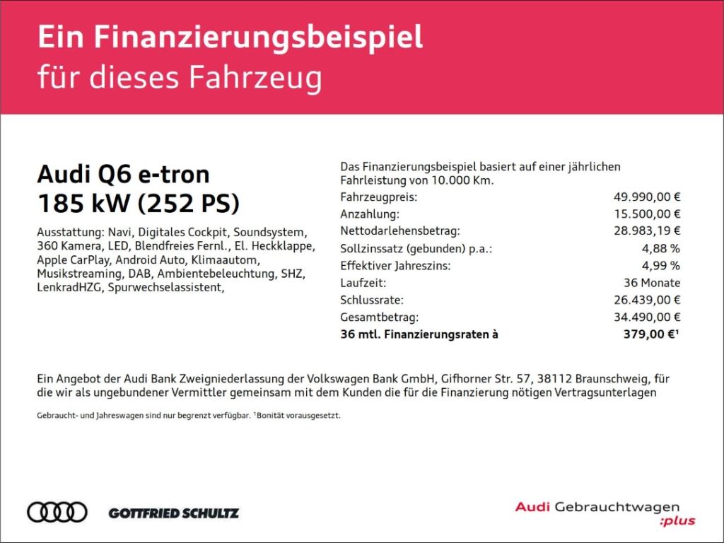 Audi Q6 e-tron 2025