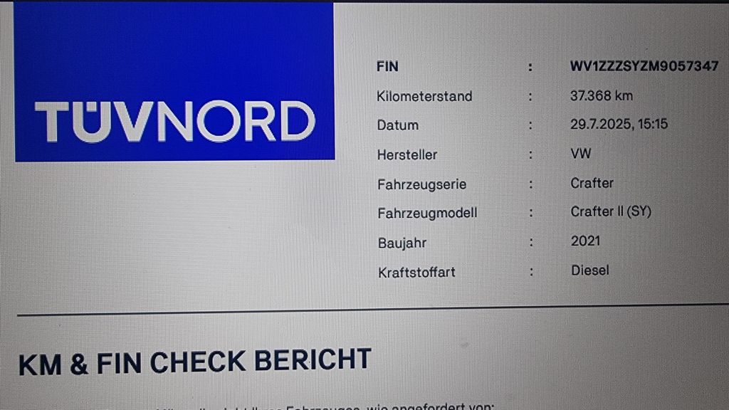 Volkswagen Crafter 2021