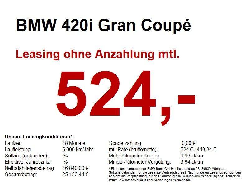 BMW 420 Gran Coupé 2025