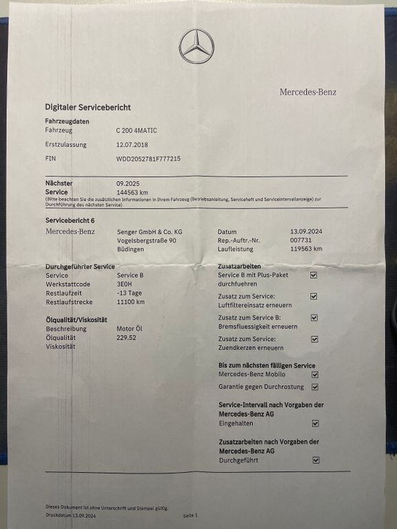 Mercedes-Benz C 200 2018