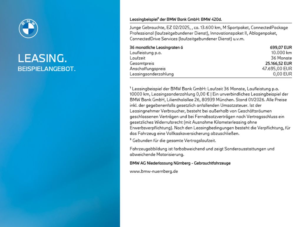 BMW 420 Gran Coupé 2025