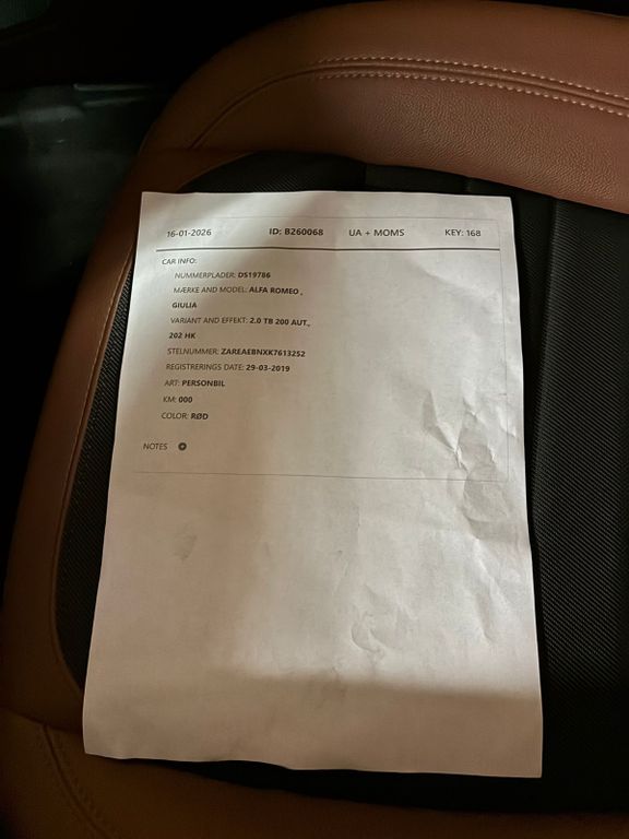 Alfa Romeo Giulia 2019