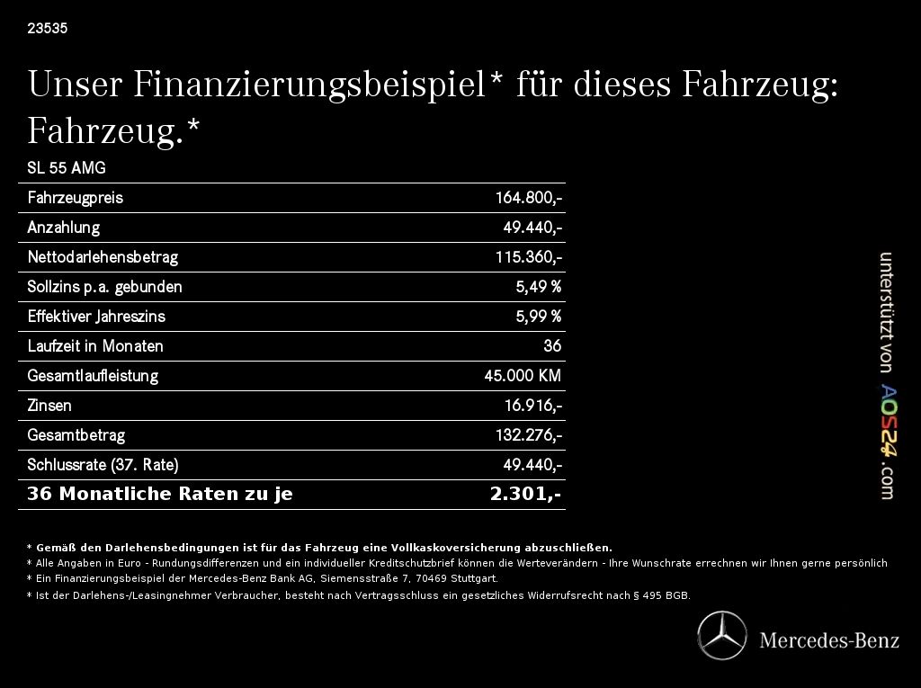 Mercedes-Benz SL 55 AMG 2026