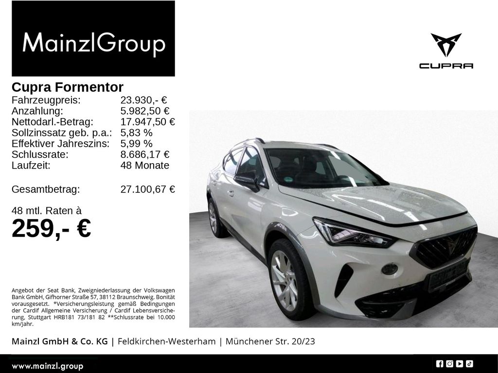 Cupra Formentor 2022