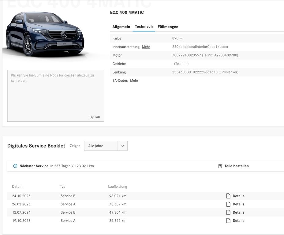 Mercedes-Benz EQC 2022